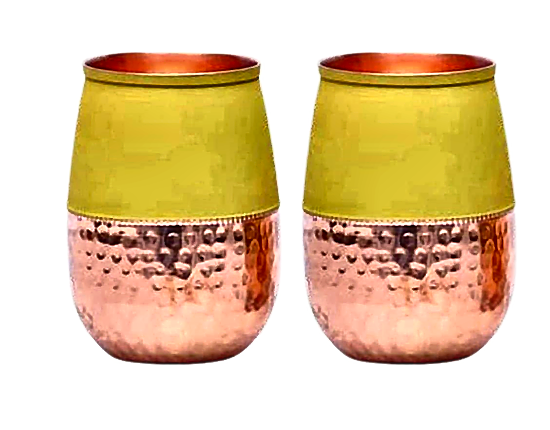 250ml Copper Glass Gift Set - Style 10