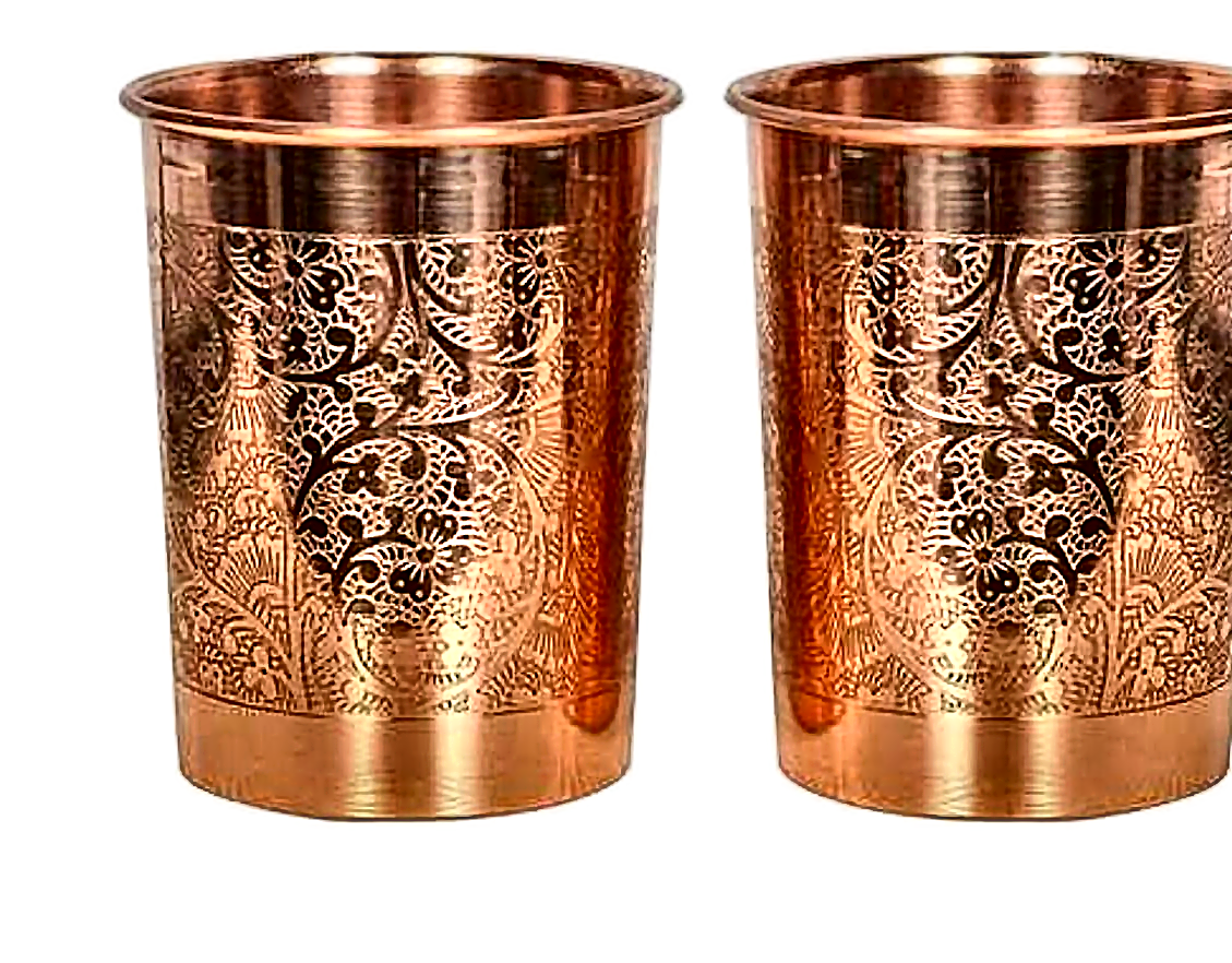 250ml Copper Glass Gift Set - Style 11