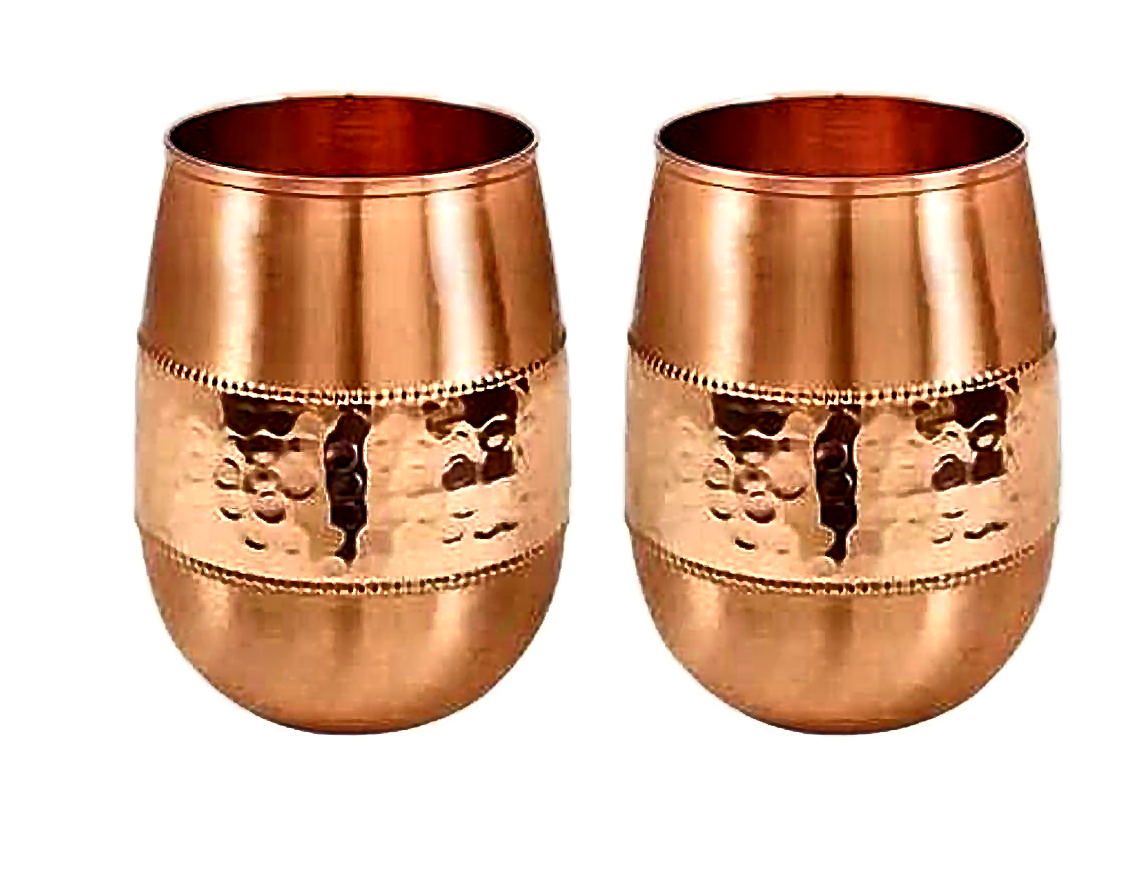 250ml Copper Glass Gift Set - Style 9