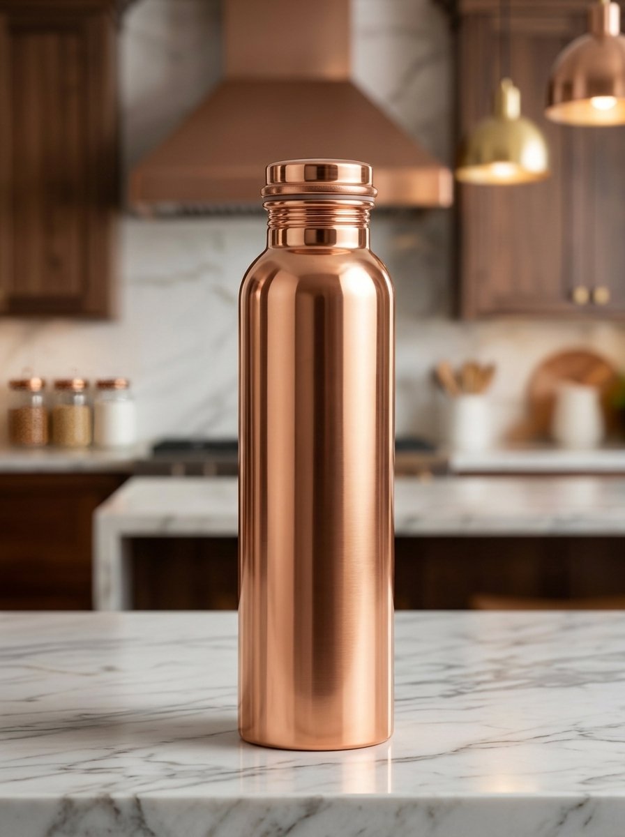 Hammered Classic copper bottle