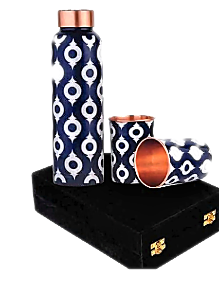 Oreo Meenakari Gift Set Box Navy