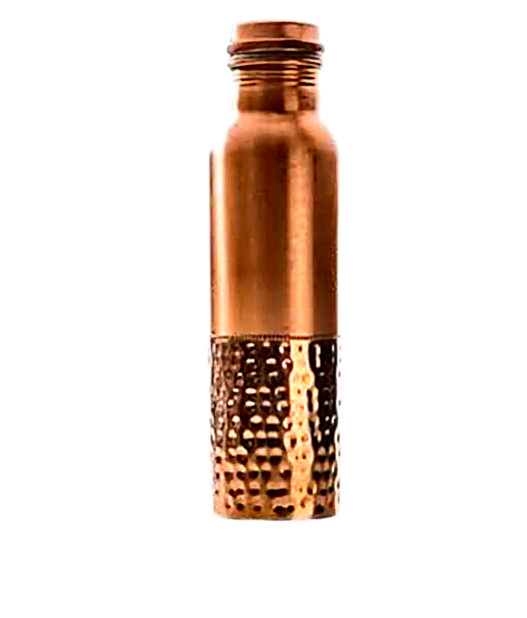 Plain Copper Water Bottle - Style 2