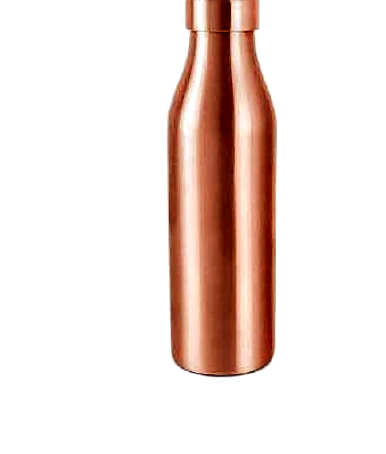 Plain Copper Water Bottle - Style 5