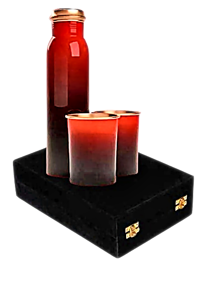 Q7 Double Shaded Meenakari Gift Set Box