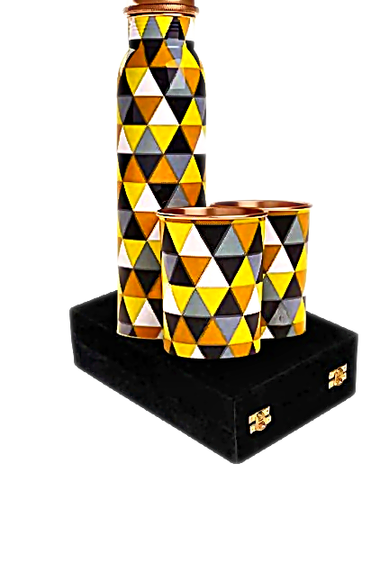 Q7 Geometric Meenakari Gift Set Box